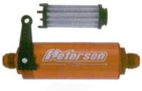 Peterson Fluid Systems - Peterson 600 Series Inline Fuel Filter w Ball Valve -08 AN Fittings - 45 Micron - Image 2