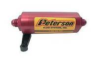 Peterson Fluid Systems - Peterson 600 Series Inline Fuel Filter w Ball Valve -10 AN Fittings - 45 Micron - Image 2