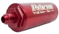 Peterson Fluid Systems - Peterson 600 Series Inline Fuel Filter -45 Micron -08 AN Fittings - Image 3