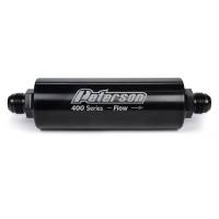 Oil Filters and Components - Inline Oil Filters - Peterson Fluid Systems - Peterson 400 Series Inline Oil Filter w/o Bypass - 100 Micron -12 AN Fittings