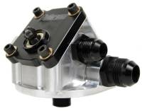 Peterson Fluid Systems - Peterson Remote Filter Mount w/ Primer Pump - Small Filter - 12 AN -Chevy Post - Left to Right - Image 2