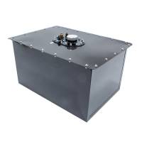 Fuel Cells, Tanks and Components - Fuel Cells - RCI - RCI 22 Gallon Circle Track Fuel Cell -10AN Pickup - Black Steel Can