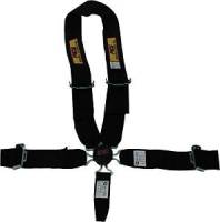 RCI - RCI 5-Point Cam Lock Racing Harness - Pull Up Adjust - Wrap-around - Black - Image 2