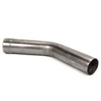 Exhaust Pipe - Bends - Exhaust Pipe Bends - 42 Degree - Schoenfeld Headers - Schoenfeld 42 Exhaust Elbow - 3.5" Diameter - 10" (A) Length, 10" (B) Length