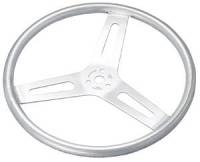 Sweet Manufacturing - Sweet Outlaw Flat 15" Aluminum Steering Wheel - 15" Diameter - 7/8" Tube - Image 2