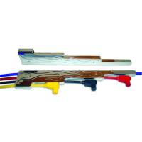 Taylor Cable Products - Taylor Billet Aluminum Wire Separator - Horizontal, Flamed Design - Image 1
