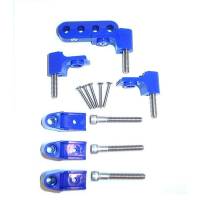 Taylor Spark Plug Wire Separator Bracket - Horizontal, Blue (SB Chevy, Chrysler)