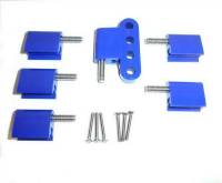Taylor Cable Products - Taylor Spark Plug Wire Separator Bracket - Vertical, Blue (BB Chevy, Ford) - Image 2