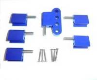 Taylor Cable Products - Taylor Spark Plug Wire Separator Bracket - Vertical, Blue (BB Chevy, Ford) - Image 3
