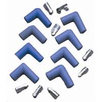 Taylor Cable Products - Taylor Spark Plug Boot and Terminal Kit - Spark Plug Wire Set - 90 Degree(Blue) - Image 1