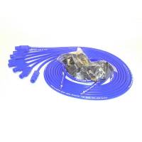 Taylor 8mm Pro Wires Universal Spark Plug Wire Set - Blue - TCW Wire Conductor - 180° Plug Boots