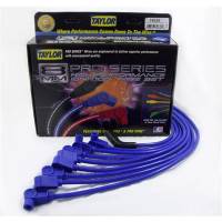 Taylor 8mm Spiro Pro Ignition Wire Set - Custom Fit(Blue)
