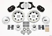 Wilwood Engineering - Wilwood Dynalite Pro Series Front Brake Kit - Black - SRP Drilled & Slotted Rotor - 55-57 Chevy - Image 4
