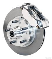 Wilwood Engineering - Wilwood Dynalite Pro Series Front Brake Kit - Polished Caliper - Plain Face Rotor - Early Ford 37-48 - Image 3