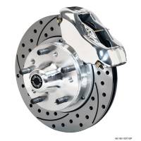 Wilwood Engineering - Wilwood Forged Dynalite Pro Series Front Brake Kit - Polished Caliper - SRP Drilled & Slotted Rotor - Image 2