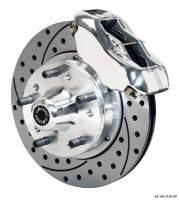 Wilwood Engineering - Wilwood Forged Dynalite Pro Series Front Brake Kit - Polished Caliper - SRP Drilled & Slotted Rotor - Image 3