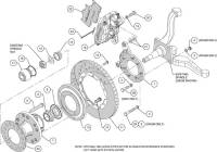 Wilwood Engineering - Wilwood Dynalite Pro Series Front Brake Kit - Black - Plain Face Rotor - 70-73 Mustang - Image 5