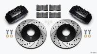 Wilwood Engineering - Wilwood Forged DHPA DynaPro Honda/Acura Caliper and Rotor Kit - Black - 10.32" Drilled/Slotted Rotor - Image 4
