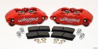 Wilwood Engineering - Wilwood Forged DHPA DynaPro Honda/Acura Caliper & Pad Kit - Red - 5.51" Lug Mount - 1.62" Pistons - .83" Rotor Width - Image 4