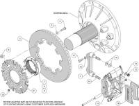 Wilwood Engineering - Wilwood Rear Inboard Sprint Kit w/11.75" Rotor - Image 5