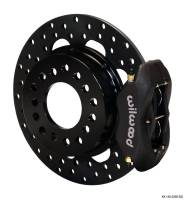 Wilwood Engineering - Wilwood Forged Dynalite Rear Drag Brake Kit - Black Anodized Caliper - Drilled Rotor - New Big Ford - Image 2
