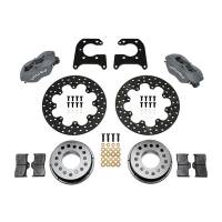 Wilwood Engineering - Wilwood Forged Dynalite Rear Drag Brake Kit - Black Anodized Caliper - Drilled Rotor - Big Ford - Image 1
