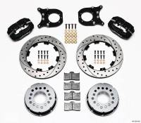 Wilwood Engineering - Wilwood Dynalite Pro Series Rear Brake Kit - Black - SRP Drilled & Slotted Rotor - Chevy 12 Bolt - Image 4