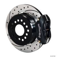 Wilwood Engineering - Wilwood Forged Dynalite Rear Parking Brake Kit - Black Anodized Caliper - SRP Drilled & Slotted Rotor - Big Ford 2.36" Offset One Piece Vented - Image 2