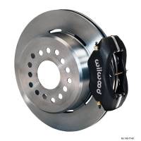 Wilwood Engineering - Wilwood Forged Dynalite Rear Parking Brake Kit - Black Anodized Caliper - Plain Face Rotor - Big Ford New Style 2.50" Offset One Piece Vented - Image 2