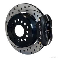 Wilwood Engineering - Wilwood Dynalite Rear Parking Brake Kit - Black - SRP Drilled & Slotted Rotor - Small Ford 2.66" - Image 2