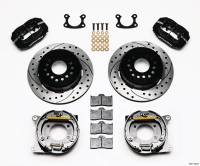 Wilwood Engineering - Wilwood Dynalite Rear Parking Brake Kit - Black - SRP Drilled & Slotted Rotor - Small Ford 2.66" - Image 4