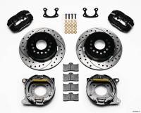 Wilwood Engineering - Wilwood Dynalite Rear Parking Brake Kit - Black - SRP Drilled & Slotted Rotor - Small Ford 2.50" - Image 4