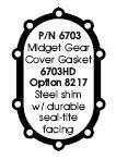Winters Performance Products - Winters Midget Quick Change Gear Cover Gasket - Image 2