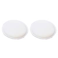 Car Care and Detailing - Polishing Cloths, Pads & Balls - Advanced Technology Products - ATP Applicator Pad - Polish Applicator - 4.5 in Diameter - Cotton - White - Pair