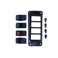 Daystar - Daystar 07-17 Jeep JK A-Pillar Switch Pod w/ 4 Switches