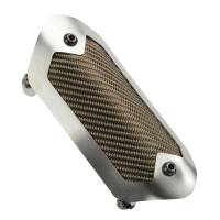 Heat Management - Heat Shields - Design Engineering - Design Engineering Flexible Heat Shield 3.6 inx6.5" Brushed/Titanium