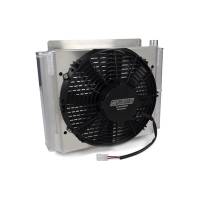 Fluidyne - Fluidyne Transmission Cooler w/ Fan & Shroud Double Pass