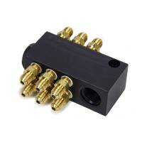 Adapters and Fittings - Distribution and Y-Block Adapters - Enderle - Enderle N Nozzle Port Distribution Block #12 w/Fitting