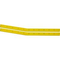 Circle Track Racing Body Components - Street Stock Body Components - Five Star Race Car Bodies - Five Star 1981-88 MD3 Monte Carlo Wear Strips - 1 Pair - Yellow