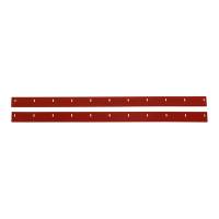 Five Star S2 Sportsman Lower Nose Wear Strips - 1 Pair - Red