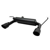 Exhaust Systems - Exhaust Systems - Cat-Back - Gibson Performance Exhaust - Gibson Cat-Back Dual Split Exhaust System Black Ceramic