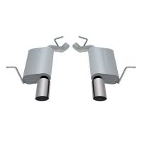 Exhaust System - Gibson Performance Exhaust - Gibson Axle Back Dual Exhaust System Aluminized