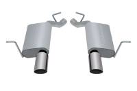 Exhaust System - Gibson Performance Exhaust - Gibson Axle Back Dual Exhaust System Aluminized