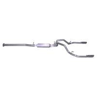 Exhaust - Gibson Performance Exhaust - Gibson Cat-Back Dual Split Exhaust System Aluminized