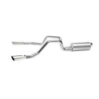 Exhaust Systems - Nissan Truck / SUV Exhaust Systems - Gibson Performance Exhaust - Gibson Cat-Back Dual Split Exhaust System Stainless