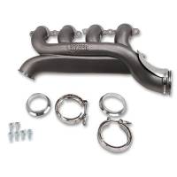 Exhaust System - Exhaust Manifolds - Hooker BlackHeart - Hooker BlackHeart Exhaust Manifold RH LS Turbo w/Clamps