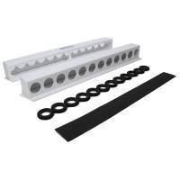 Trailer & Towing Accessories - Trailer Storage Racks - Hepfner Racing Products - Hepfner Racing Products Torsion Bar Rack Holds 12 Sprint Bars White