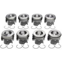 Clevite Engine Parts - Clevite Piston Set w/Rings Ford 6.4L Diesel 8 Pack - Image 1