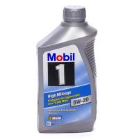 Mobil 1 5w20 High Mileage Oil Case 6x1 Quart Bottles