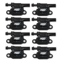 Ignition Systems and Components - Ignition Coils and Components - MSD - MSD Coil Black Square GM V8 2014-Up 8 Pack